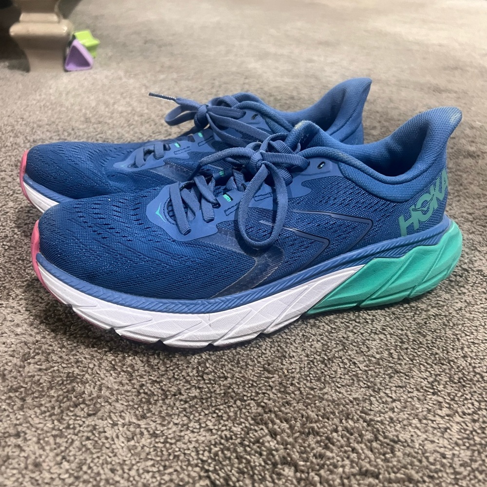 Hoka Women's Blue and Teal Athletic Shoes